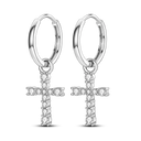 Silver Plated Cubic Zircon Geometric