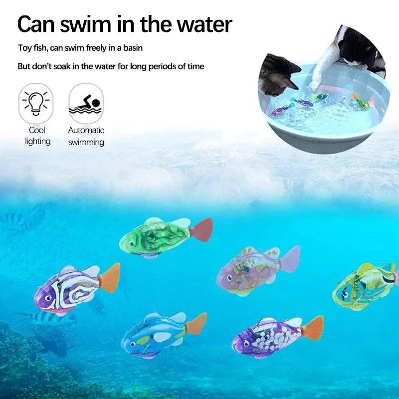 Electric Fish Water Toy for Cat Interactive Play Fun