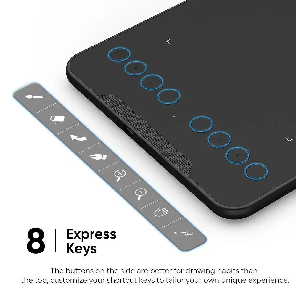 Portable XPPen Mini7 Digital Drawing Tablet for Artists