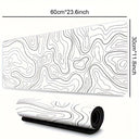 Large Non-Slip Rubber Gaming Mouse Pad For Desk Carpet