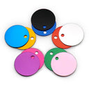 Wholesale 100Pcs Personalized Engraving Dog ID Tags Aluminum