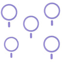 5PCS For Magsafe Magnetic Plate Ring Universal Metal Sticker