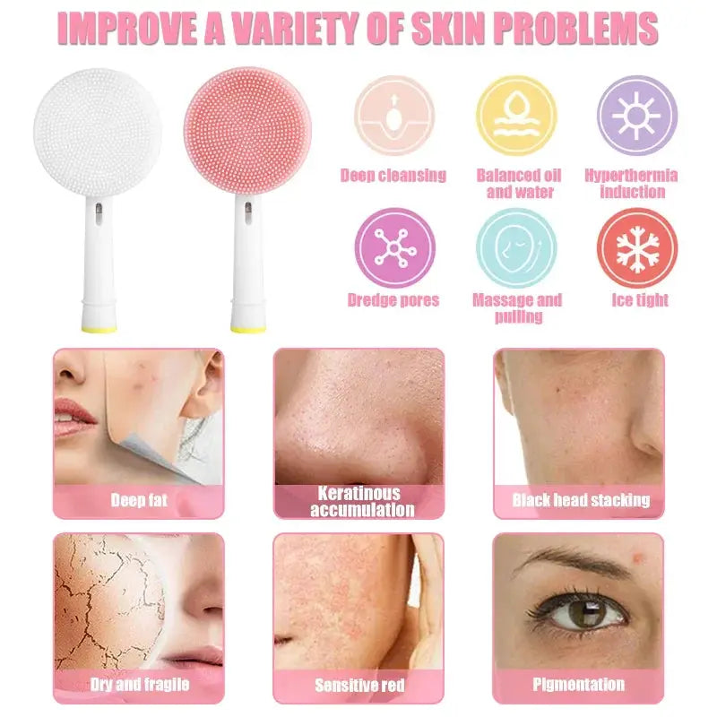 Oral B Electric Facial Cleansing Brush Replacement Heads