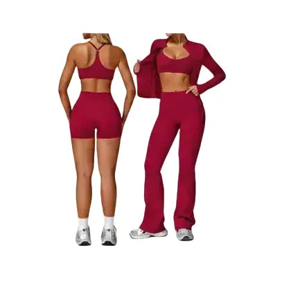Yoga Set Women Breathable Quick Dry Tracksuit — product view 1