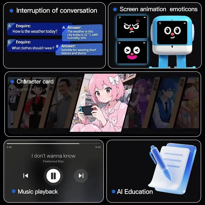 Interactive AI Robot for Kids Learning