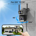 Smart Outdoor Dual Screen IP Camera