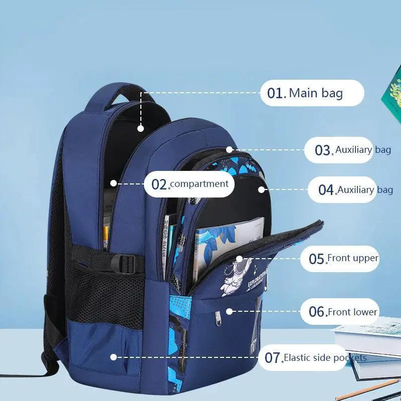 Waterproof Lightweight Kids Backpack for Boys and Girls