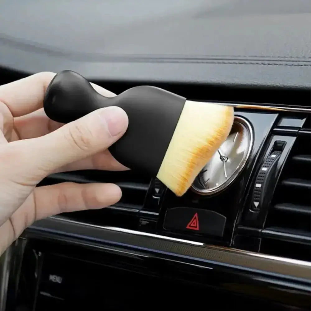 2 Pack Car Interior Dust Sweeping Soft Brush Tools Set - OurLum.com
