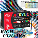 Acrylic Brush Marker Set