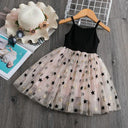 Shimmering Sequin Princess Dress Sparkling Party Outfit for Girls