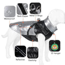 Winter Dog Jacket with Harness Stylish Warm Coat for Dogs