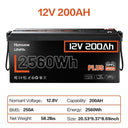 12V Lithium Battery 100Ah 200Ah For Rv