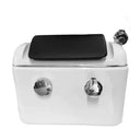 Beauty Salon Spa Foot Basin with Constant Temperature Heating Surging Massage Pump And 7 Colors Lights & Foot Pad