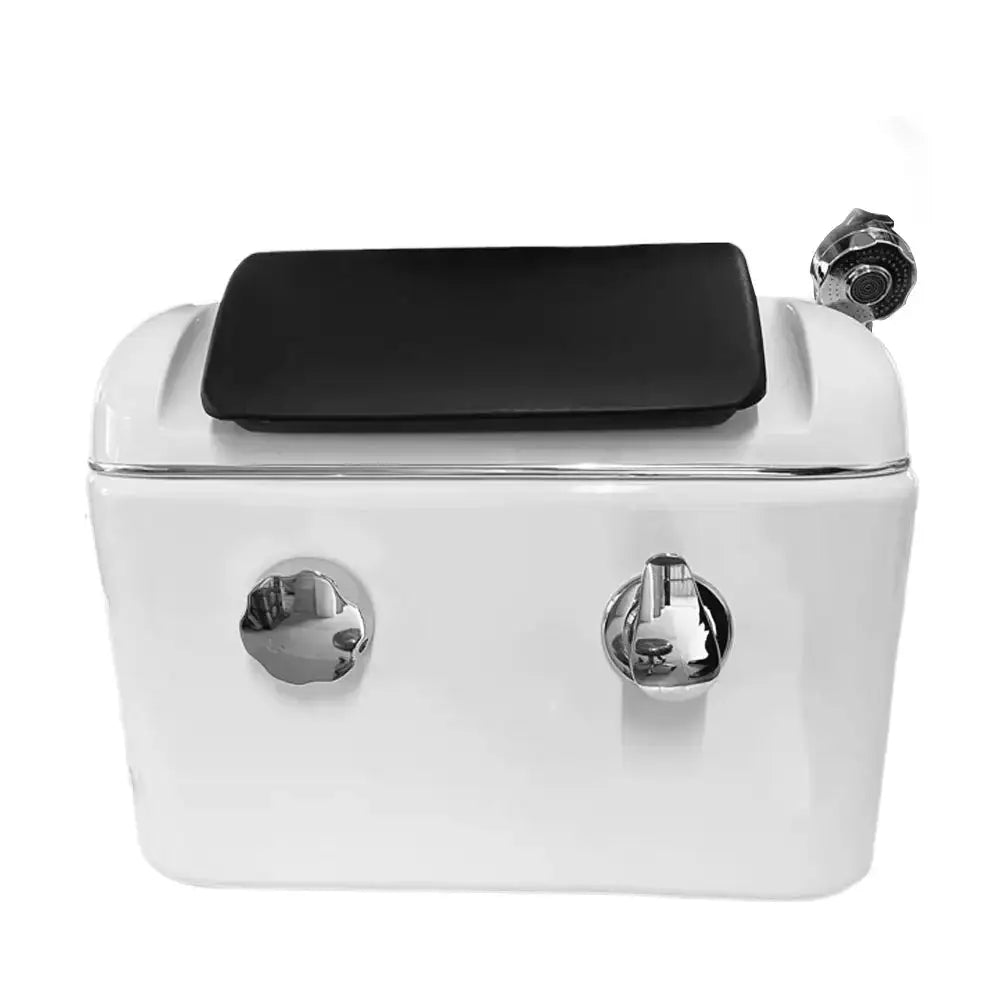 Beauty Salon Spa Foot Basin with Constant Temperature Heating Surging Massage Pump And 7 Colors Lights & Foot Pad