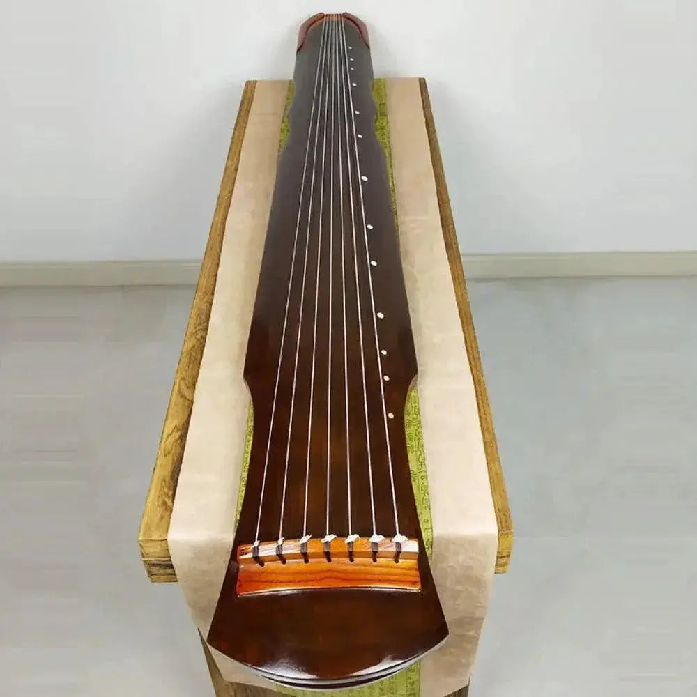 Wood 7 Strings Portable Guzheng For Beginners And Pros
