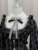 Kawaii Patchwork Dress for Women Chic