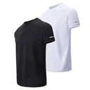 Plus-Size Men's Quick-Dry T-Shirts Set