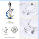 Sterling Silver Sparkling Zircon Star