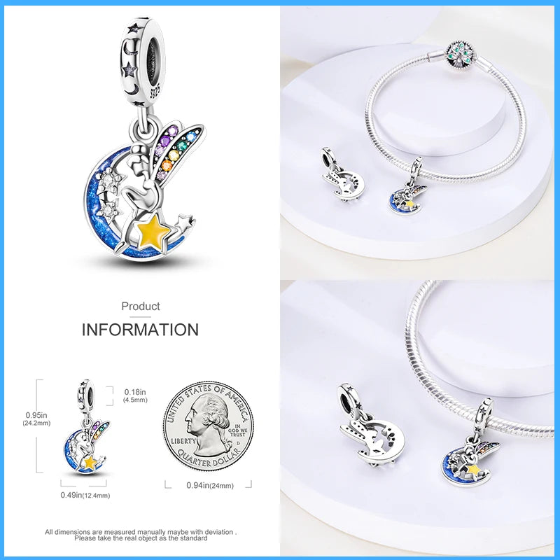 Sterling Silver Sparkling Zircon Star