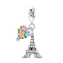 Sterling Silver Charm Paris Eiffel