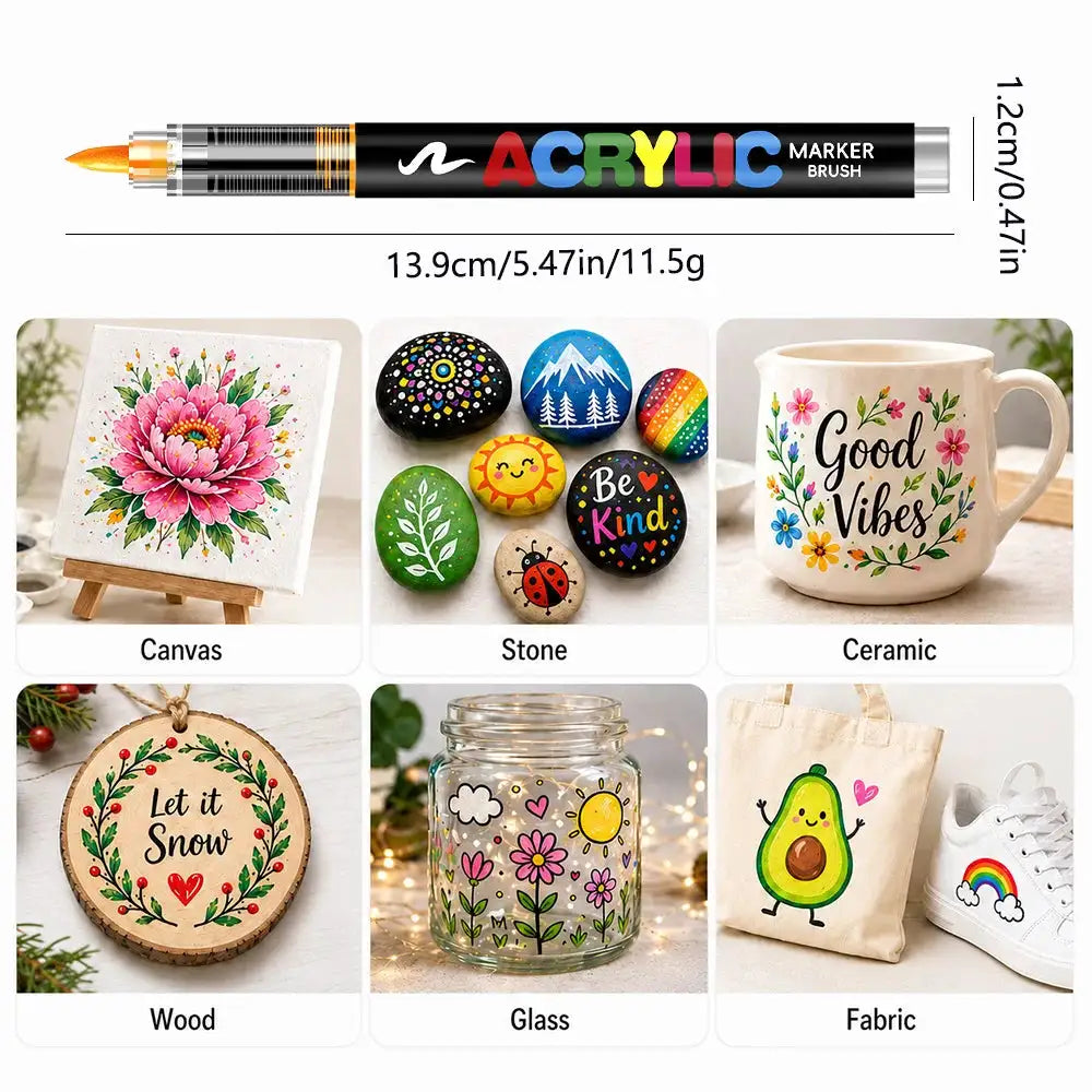 Acrylic Art Markers Set Color — product view 8