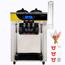 SucceBuy L/H Soft Ice Cream Machines Commercial Tricolor Desktop