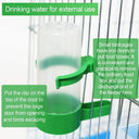 Automatic Bird Feeder Water Drinker Fountain for Parrot Cage