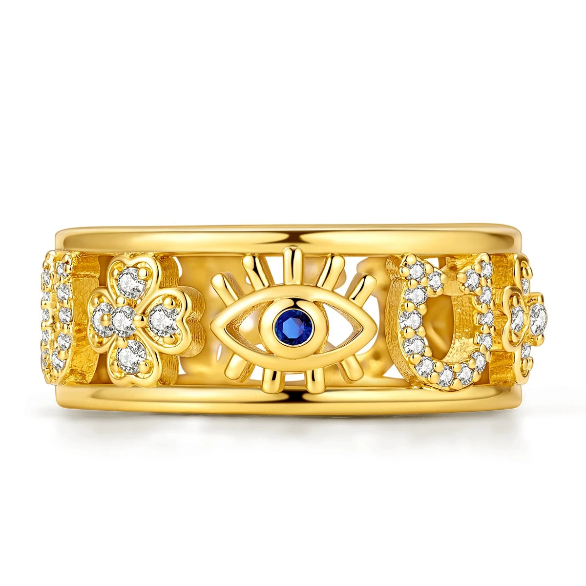Mula Ring Sterling Silver Gold