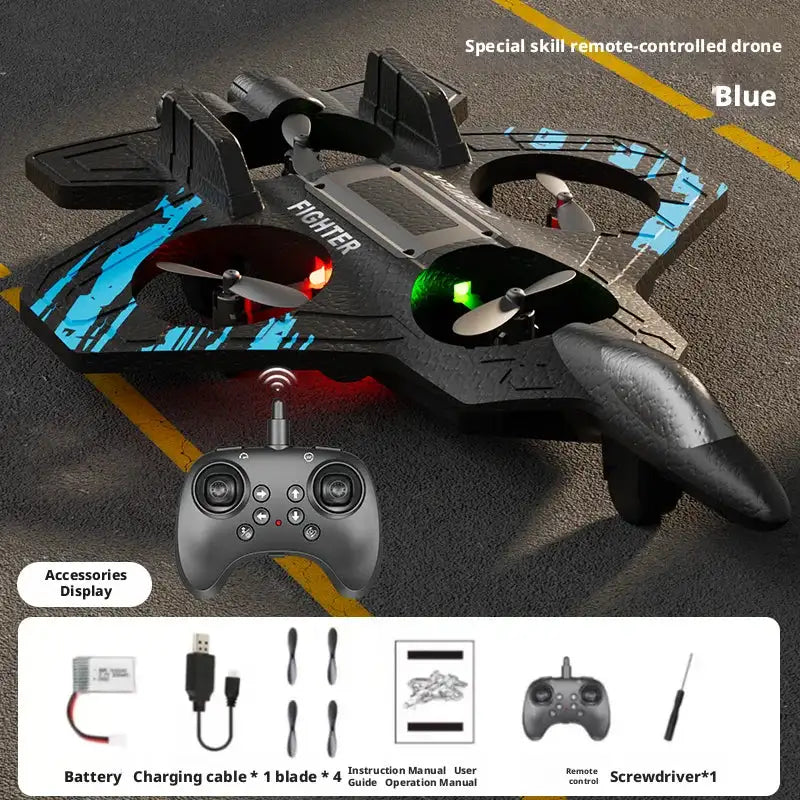 Remote-Controlled Drones, Drones With Rechargeable Batteries, Quadcopter Altitude Control, Foam Flying Toys With Altitude Hold Function, Stable Hovering, 360° Roll, Led Lights, Beginner Remote-Controlled Toys, Indoor And Out