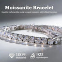 Moissanite Jewelry In Sterling Tennis