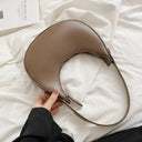 Armpit Bags: Cute Half Crescent Leather Bag