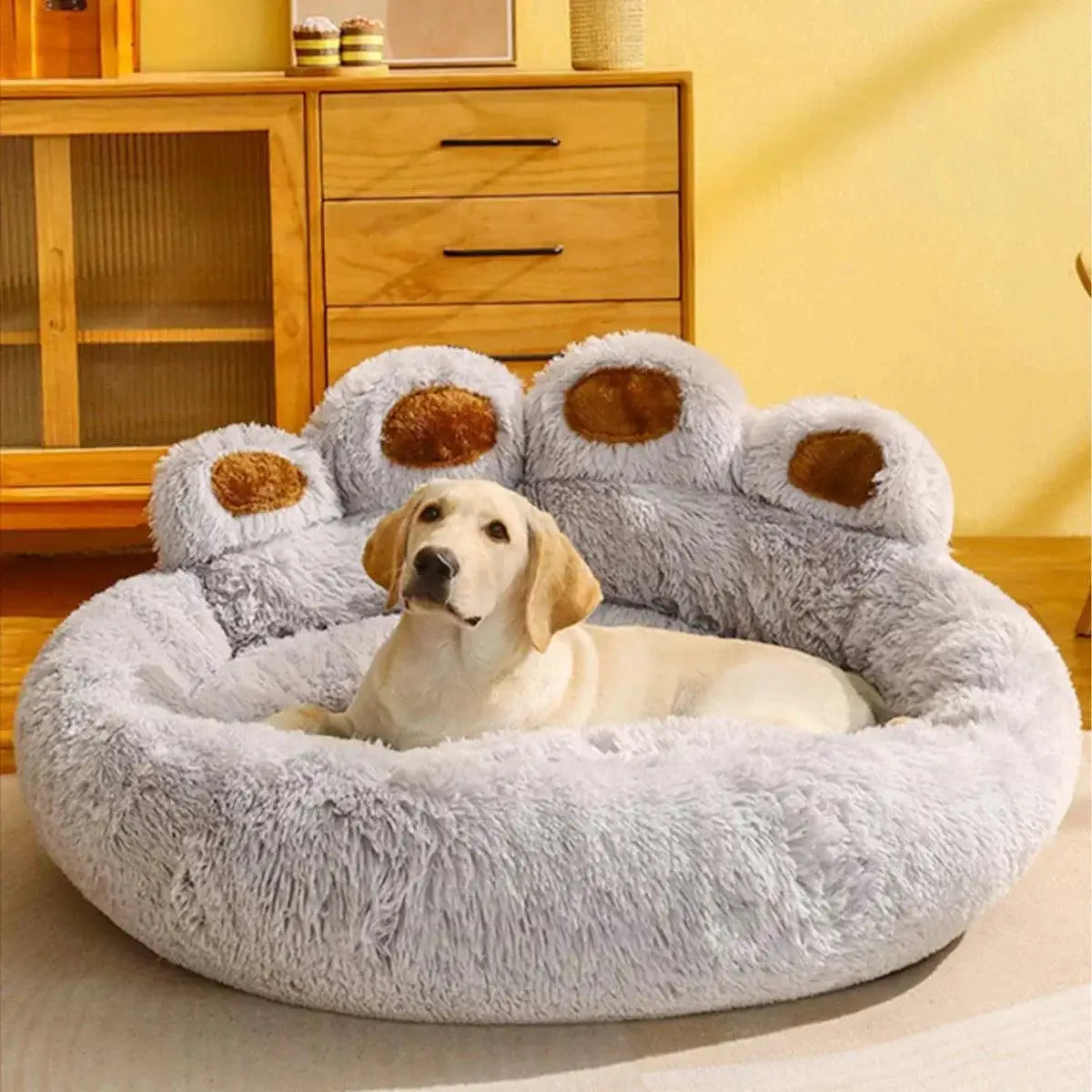 Fluffy Dog Bed Soft And Cozy Sleep Haven For Dogs Premium
