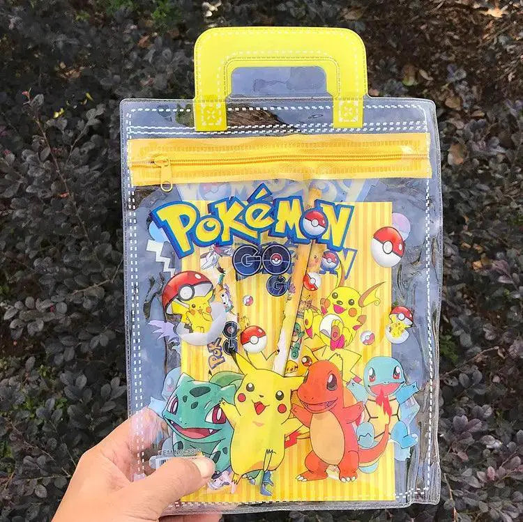 Pikachu Stationery Set Cute Anime School Supplies Gift