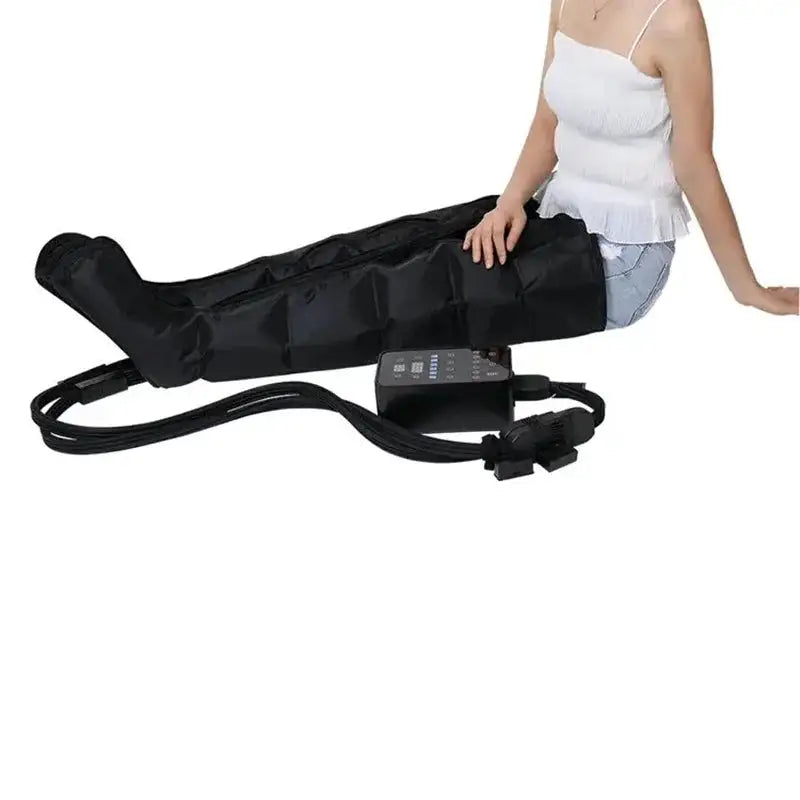 6 Chambers Air Compression Massage System Whole Body Massager Compression Pump Recovery Boots Foot Leg Massage Machine AirWrap