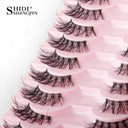 Natural Cat Eye Half Lashes for Effortless Glamour