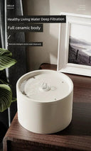 Ceramic Cat Water Fountain for Hydration