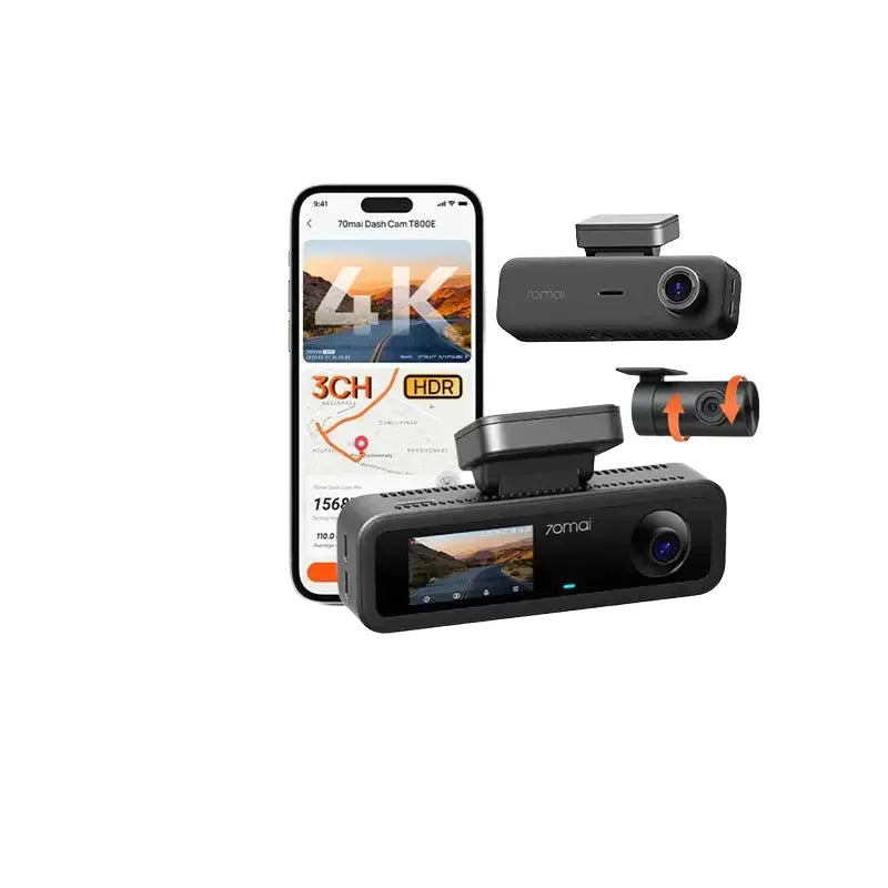 Dash Cam - GPS Parking - 3-Channel T800E UHS-I U3 64GB product image