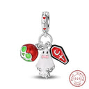 Halloween Charm Sterling Silver Luminous