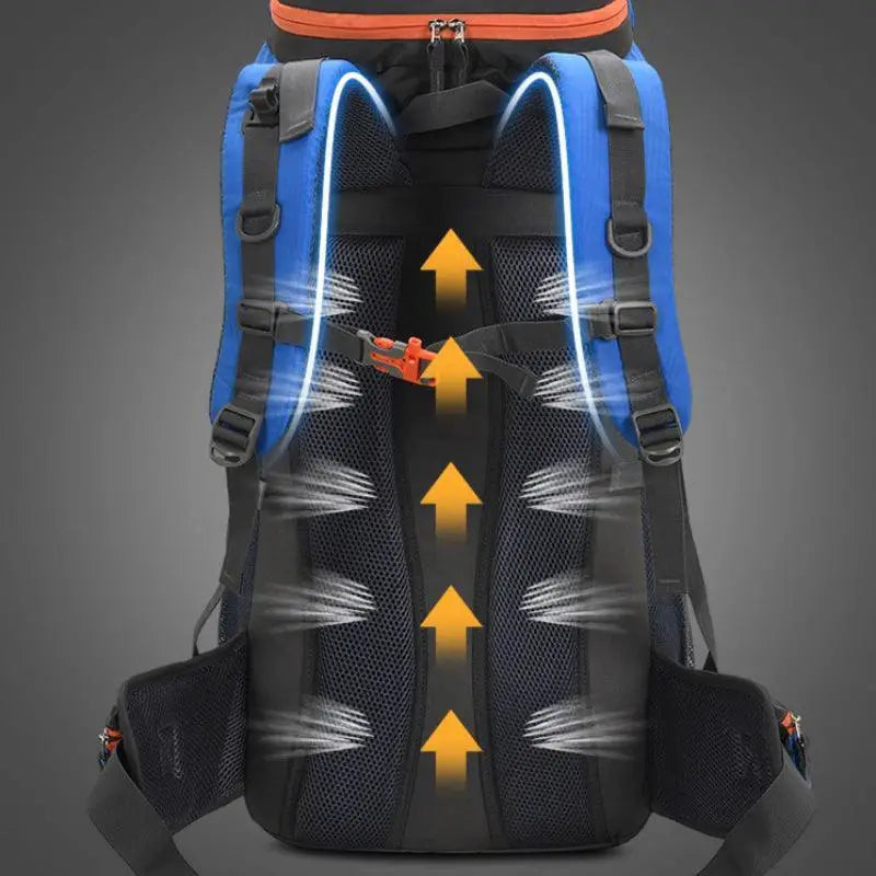 Splashproof Outdoor Mountaineering Backpack Large Capacity