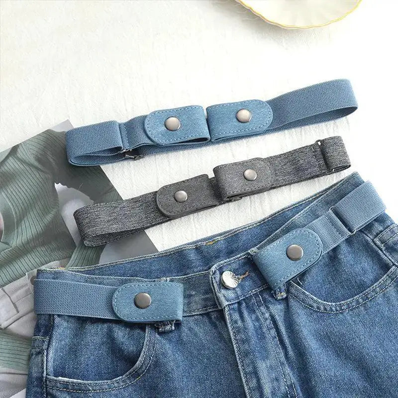 Elastic Waistband Belt Effortless Style and Comfort Solution