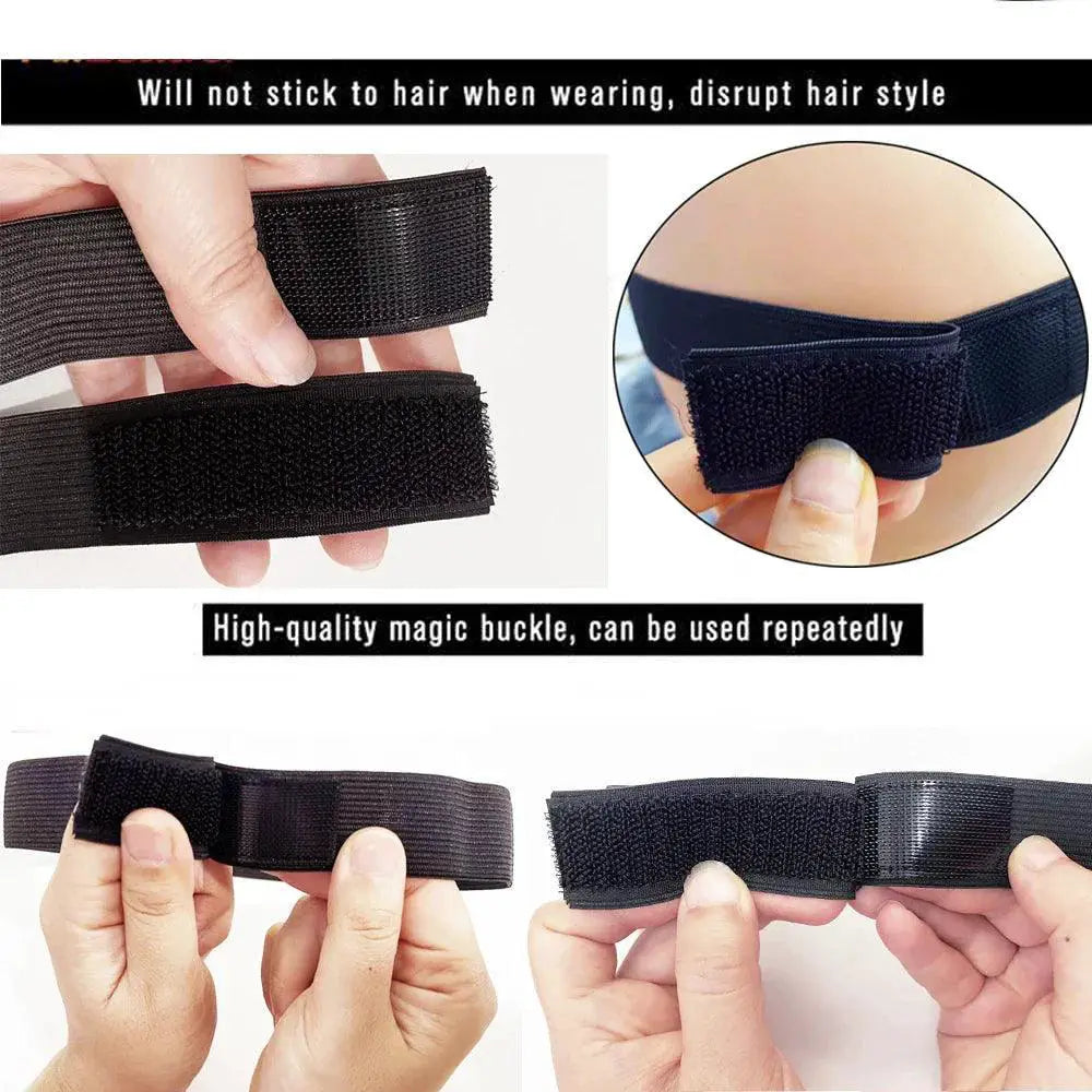 Fashion Hair Elastic Band Adjustable Headband For Wigs