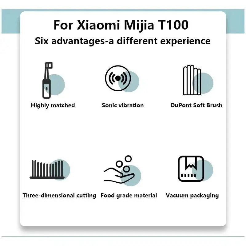 T100 Toothbrush Heads 10 Pack Smokers and Coffee Drinkers