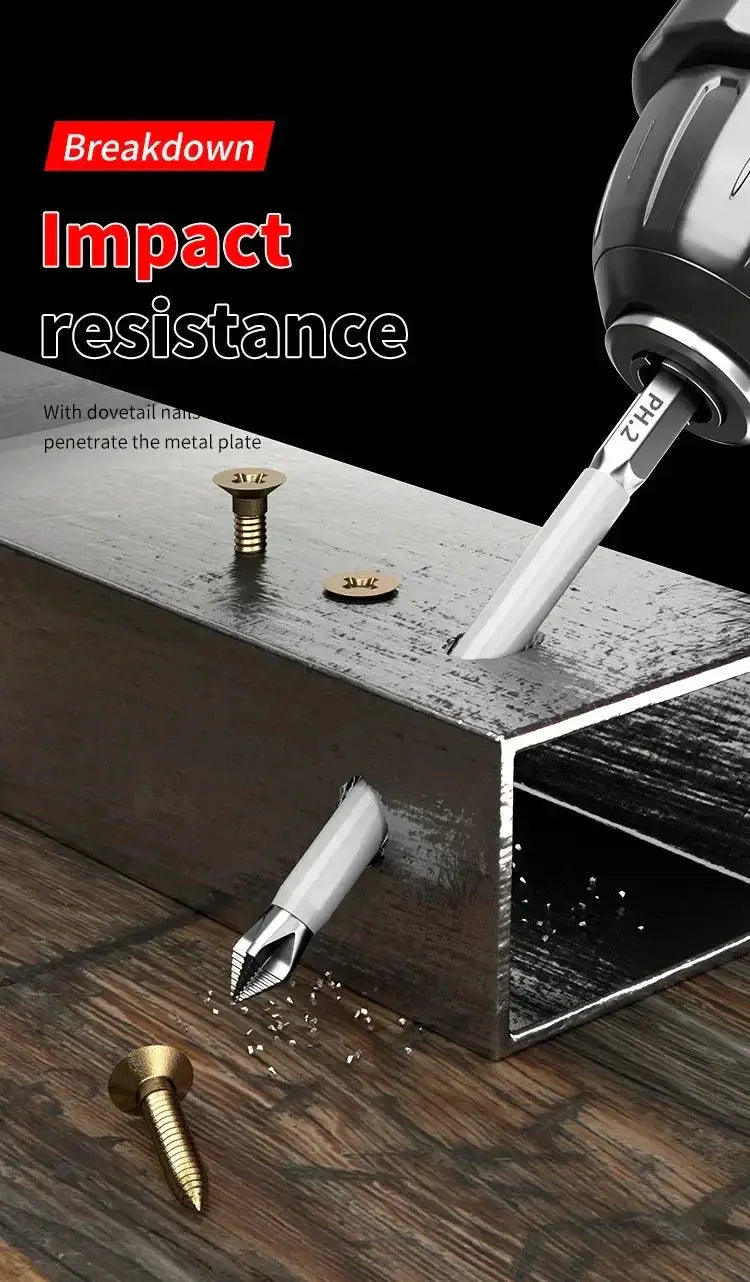Magnetic Electric Screwdriver Set - Steel Bits — product view 13