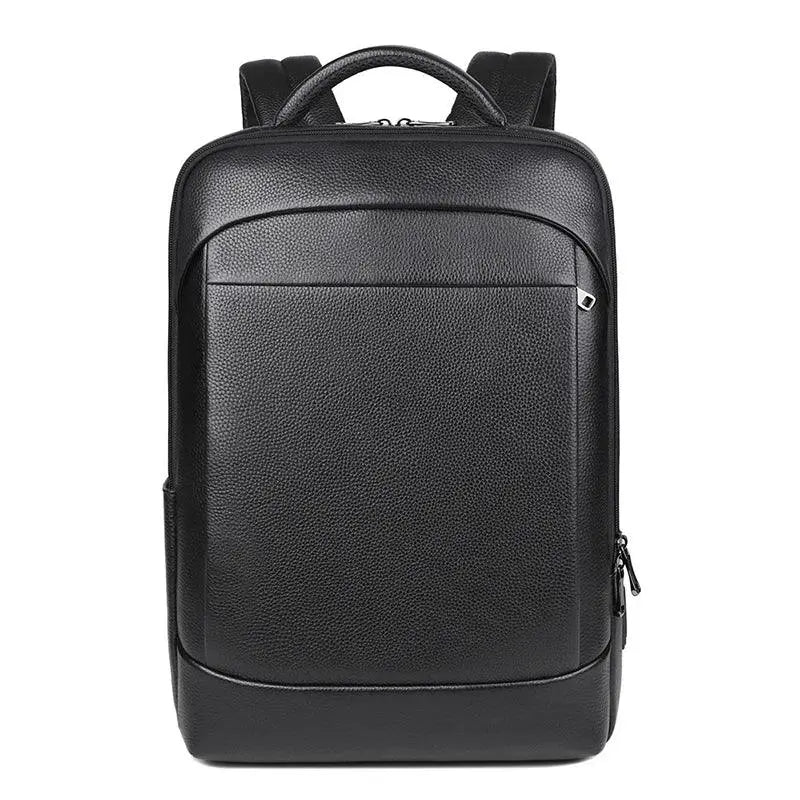 100% Genuine Leather Backpack For Men 15.6 Inch USB Charge - OurLum.com