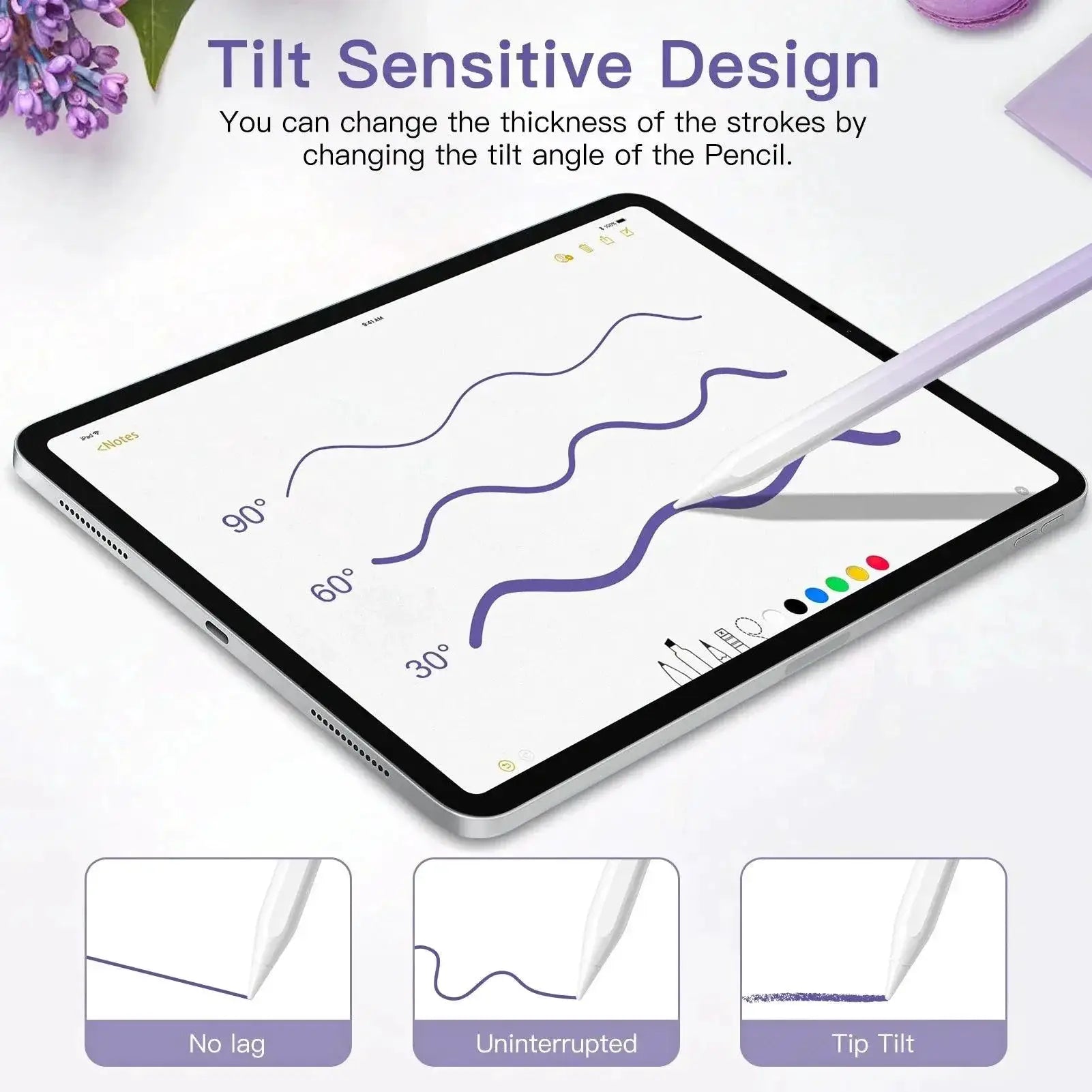 GOOJODOQ Pencil Stylus Wireless Charging Seamless Connection