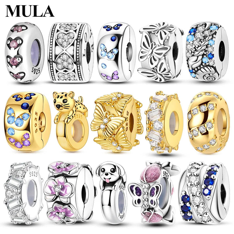 Mula Sterling Silver Clip Charm