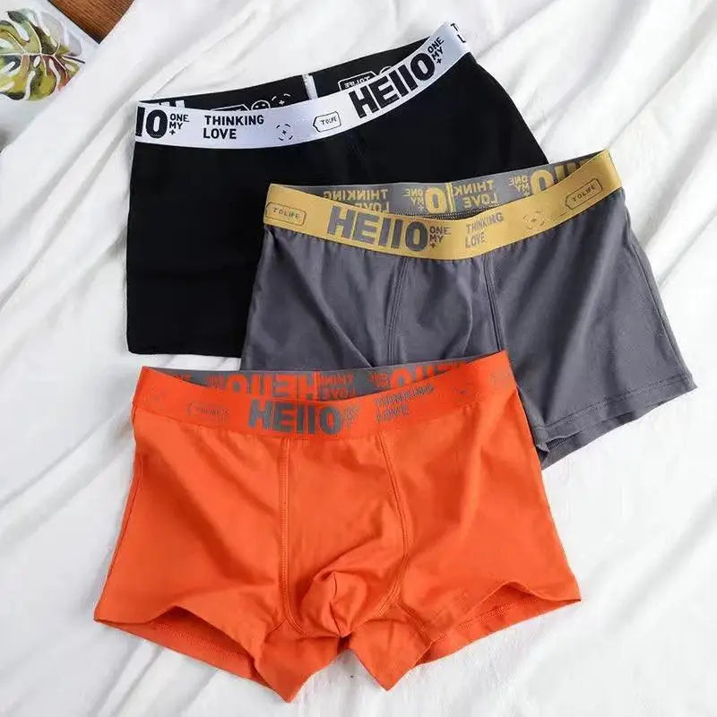 Cotton Boxer Briefs Comfortable U Convex Plus Size Underwear