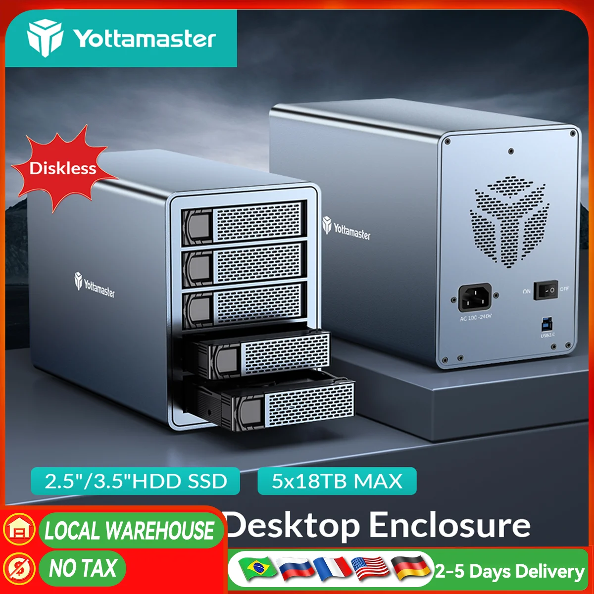 Portable SSD Drive Enclosure