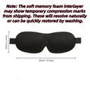 3D Sleep Mask - Ultimate Memory Foam Blackout