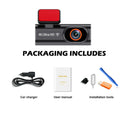 Front 4K Dash Cam With GPS Night Vision Parking Monitor